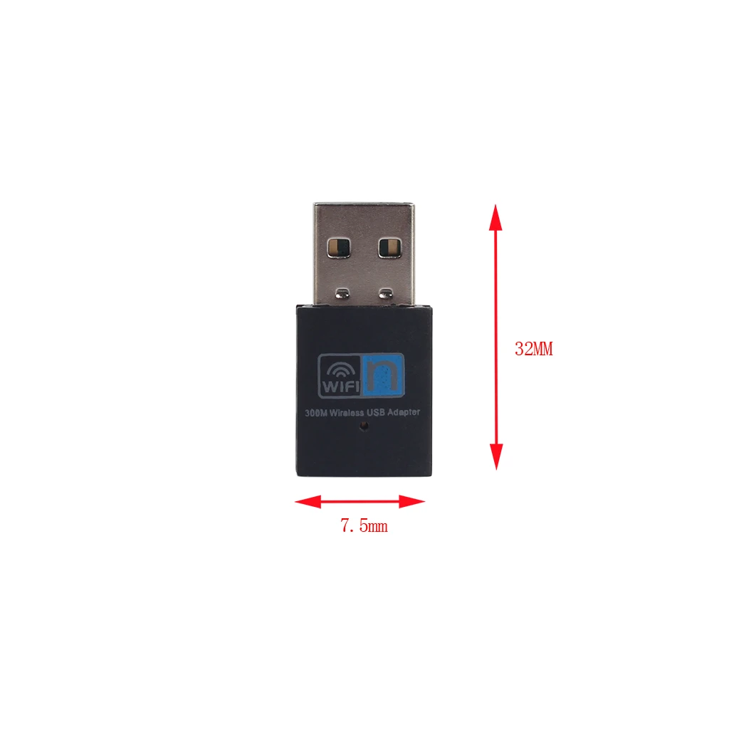 SOONHUA Mini 300 Мбит/с USB2.0 RTL8192 Wifi ключ беспроводной WiFi адаптер Сетевая карта с CD-драйвером