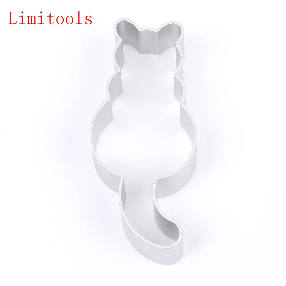 Limitools кошка Форма Алюминий форма для бисквита Fondant(сахарная) форма для самостоятельного изготовления торта Формы для сладких изделий украшения 3D выпечка печенье ножи, выпечка Инструменты