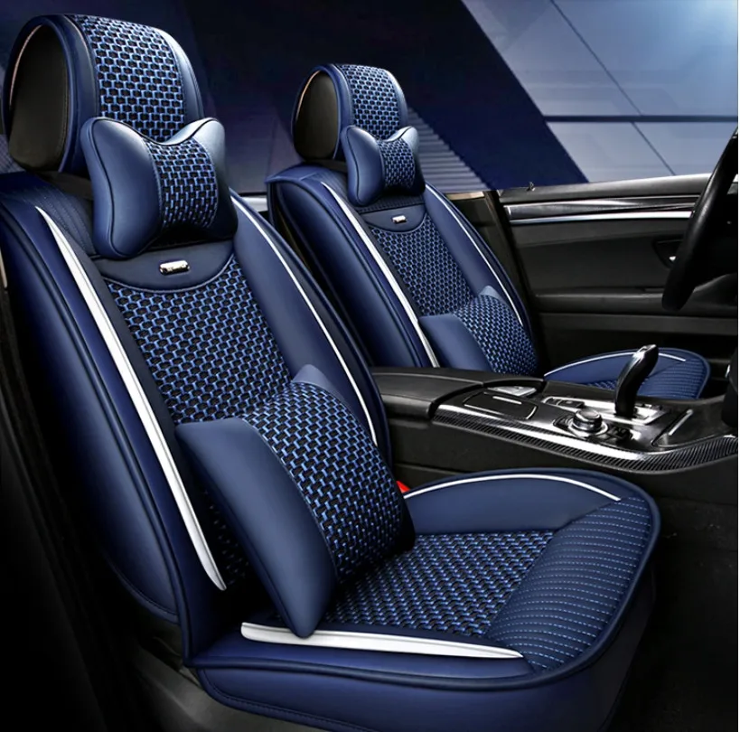 Высокое качество! Полный комплект чехлов на автомобильные сиденья для Hyundai Santa Fe 5