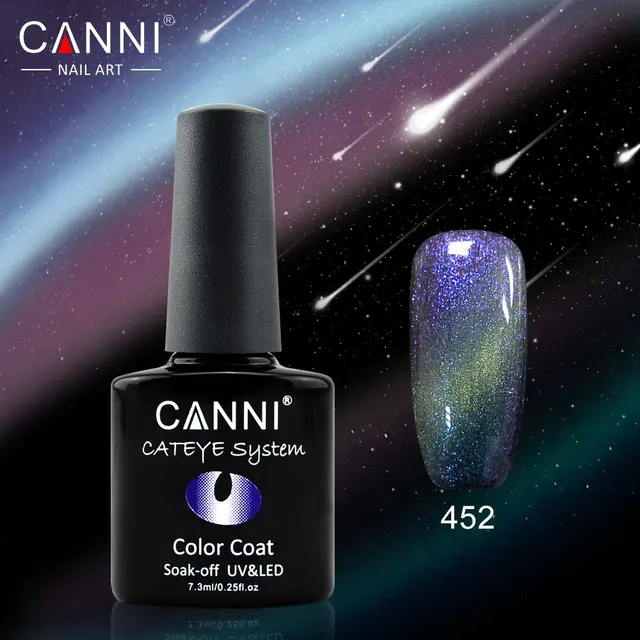 CANNI 7.5ml Chameleon Cat Eye Effect Nail Gel Polish - 452