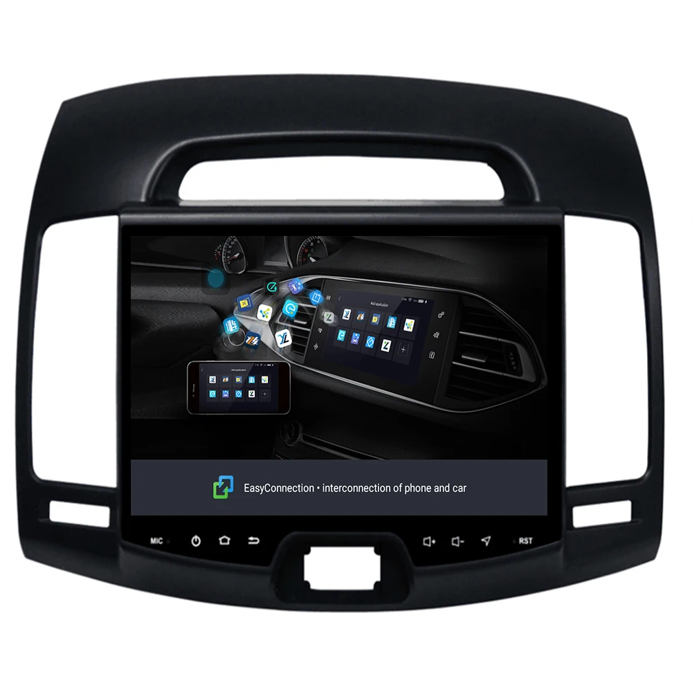 Sale 2G+16G Android 9.1 4G Car Radio Multimedia Video Player Navigation GPS WiFi 2 din For Hyundai Elantra HD 2006-2010 no dvd 4