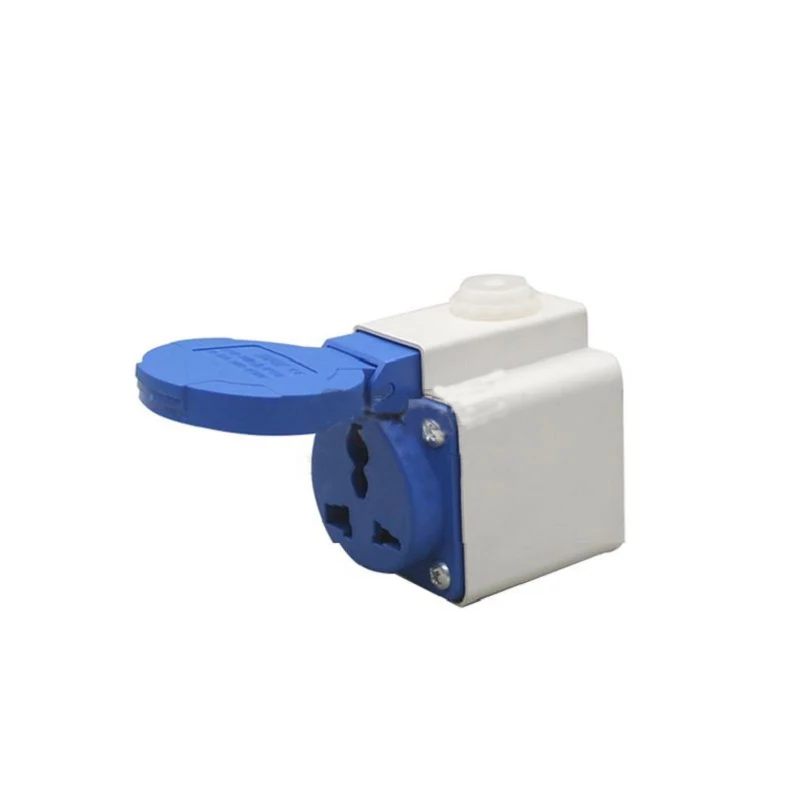 

Universal Waterproof Industrial Power Socket 16A single-phase AC Wall socket Electrical Socket with Waterproof Cover