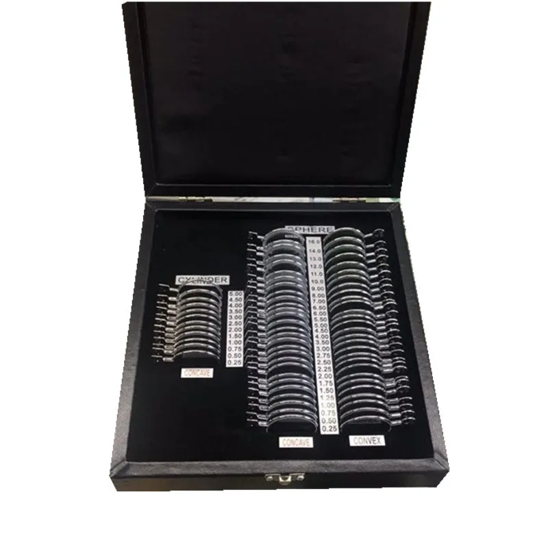 

68Pcs Trial Lens Optical Set Optometry Metal Rim with Carrying Case