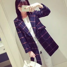 2016 new winter women s wool coat dress fashion in the long section of the code