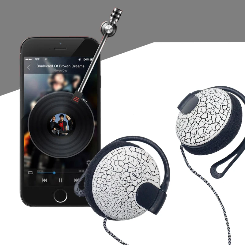 الرياضة الكراك سماعات ستيريو ايفي مشبك الأذن سماعة 3.5 مللي متر سماعة ل Mp3 لاعب الكمبيوتر المحمول الهاتف سماعة لالروبوت