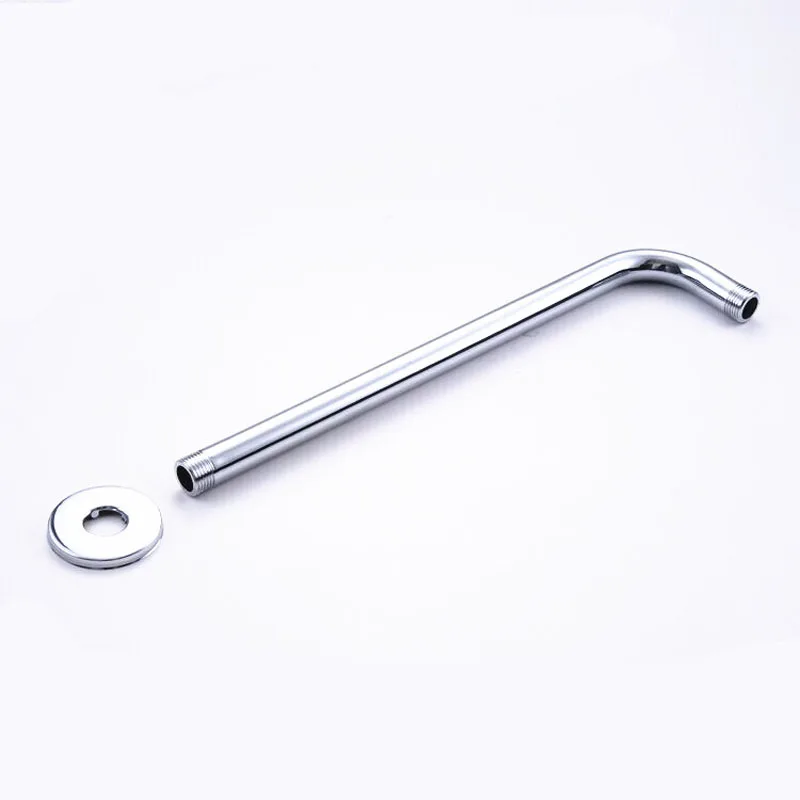 

1PC Stainless Steel Shower bend Rack Bathroom Accessories Strong Material Shower Bracket Bending Enter Wall Type Shower Pipe