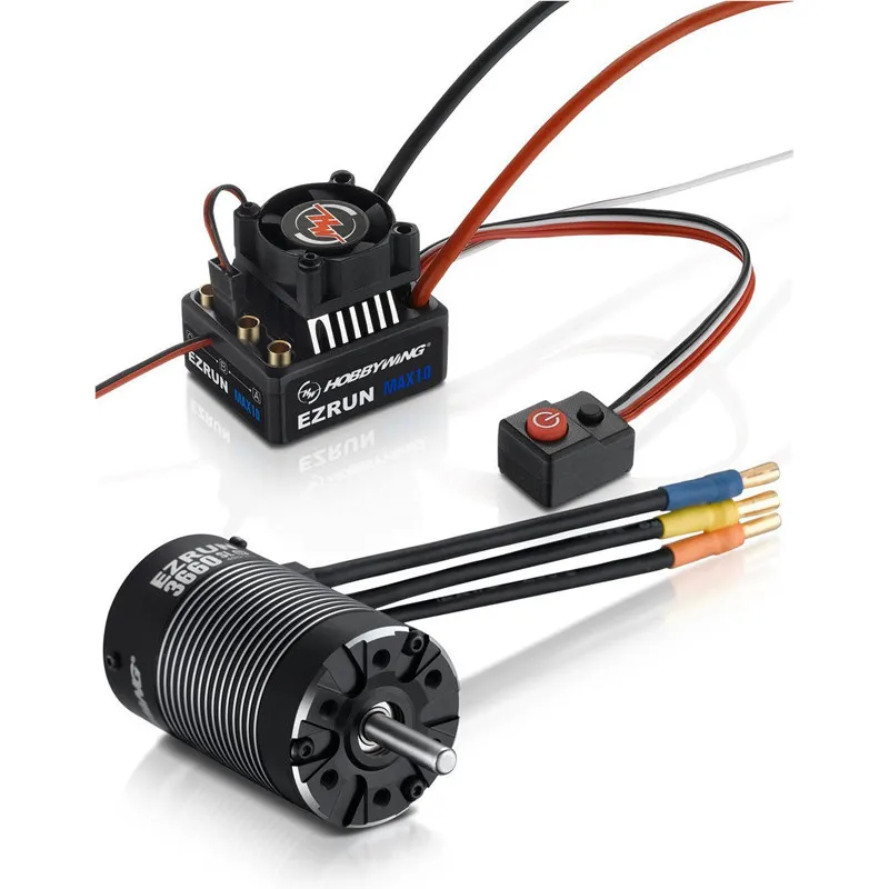 

HobbyWing EZRUN 120A MAX10-SCT ESC COMBO Brushless inrunner Motor EZRUN-3660SL-D5-G2 3200KV/4000KV/4600KV rc 1/10 monster truck