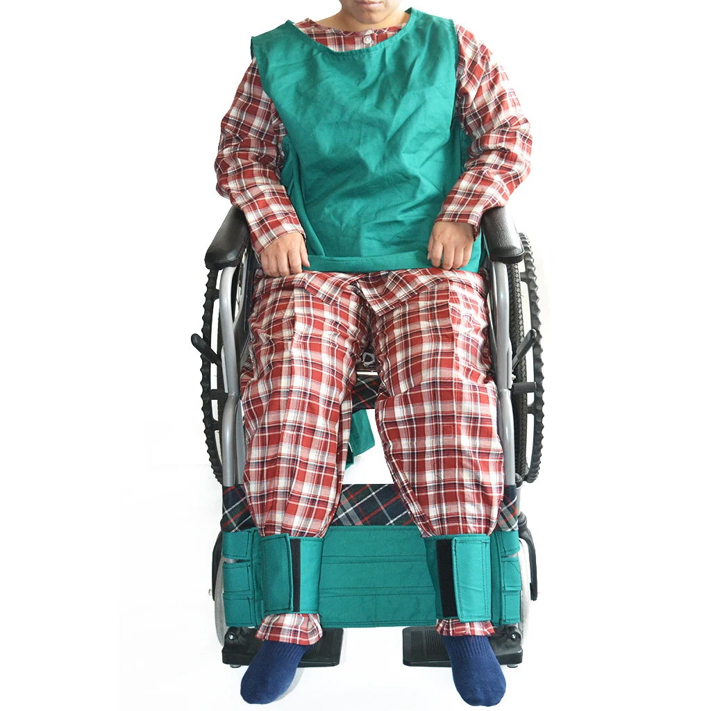 Adjustable Cotton Cloth Wheelchair Leg Strap Sea Belt for Disabled Patients