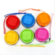 Новинка, горячая Распродажа, силиконовая складная чашка, телескопическая, складная, для путешествий, кемпинга, инструмент