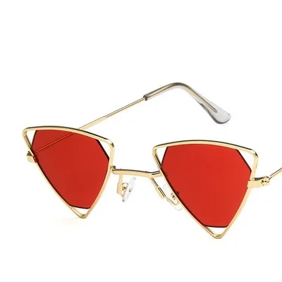 oversized square sunglasses Yoovos 2021 New Punk Sunglasses Women Triangle Oculos New Vintage Glasses Openwork Metal Frame Fashion Sun Glasses Men Okulary coach sunglasses Sunglasses
