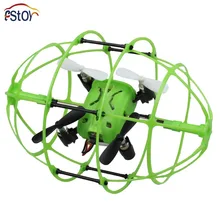 RC Zangão 2.4G 6-Axis Gyro RTF Mini helicóptero de Controle Remoto Quadcopter 360 Graus Sacode Rugby Football Com 3D Flips e Parede escalada