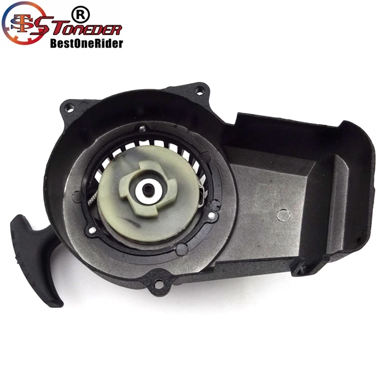 STONEDER Minimoto Easy Recoil Pull Starter For 47cc 49cc Engine Pocket Bike Mini Moto Dirt Bike Kids ATV Quad 2 Stroke