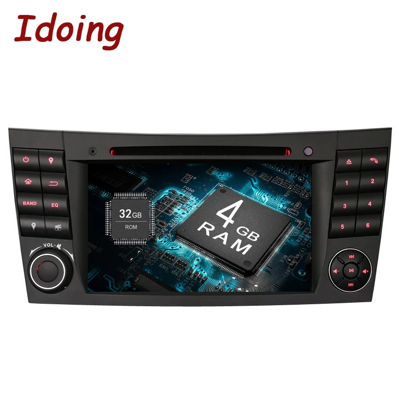 

Idoing Android8.0/4G+32G/8Core Steering Wheel For MercedesBenz E Class W211 Car Multimedia Player Video WiFi 3G TV Fast Boot