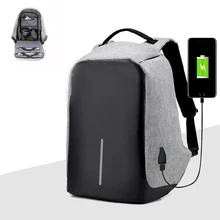 USB зарядка Противоугонный рюкзак Для мужчин Дорожная безопасность Водонепроницаемый школьные рюкзаки для подростков 15 дюймов ноутбука рюкзак Сумки для зала