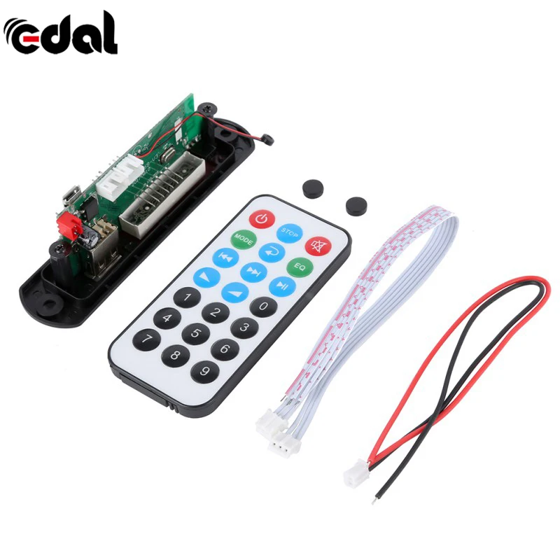 

EDAL bluetooth MP3 decoder board module w/SD card slot/USB/FM/remote decoding board module