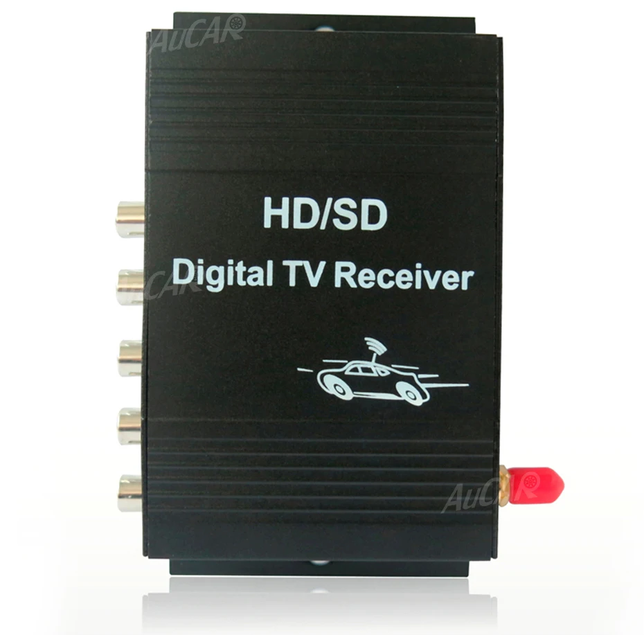 DVB-T автомобильное Цифровое ТВ HD MPEG-4 тюнер приемник две антенны 140-200 км/ч Два чипа тюнер dvb T BOX