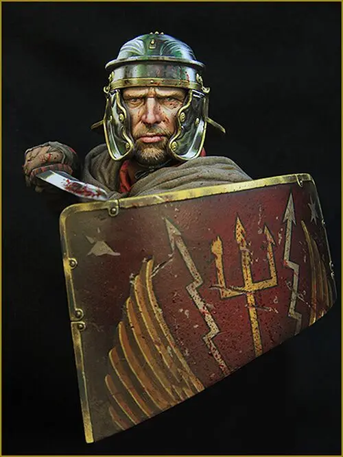 

1/10 Scale Resin Bust Roman Legionary