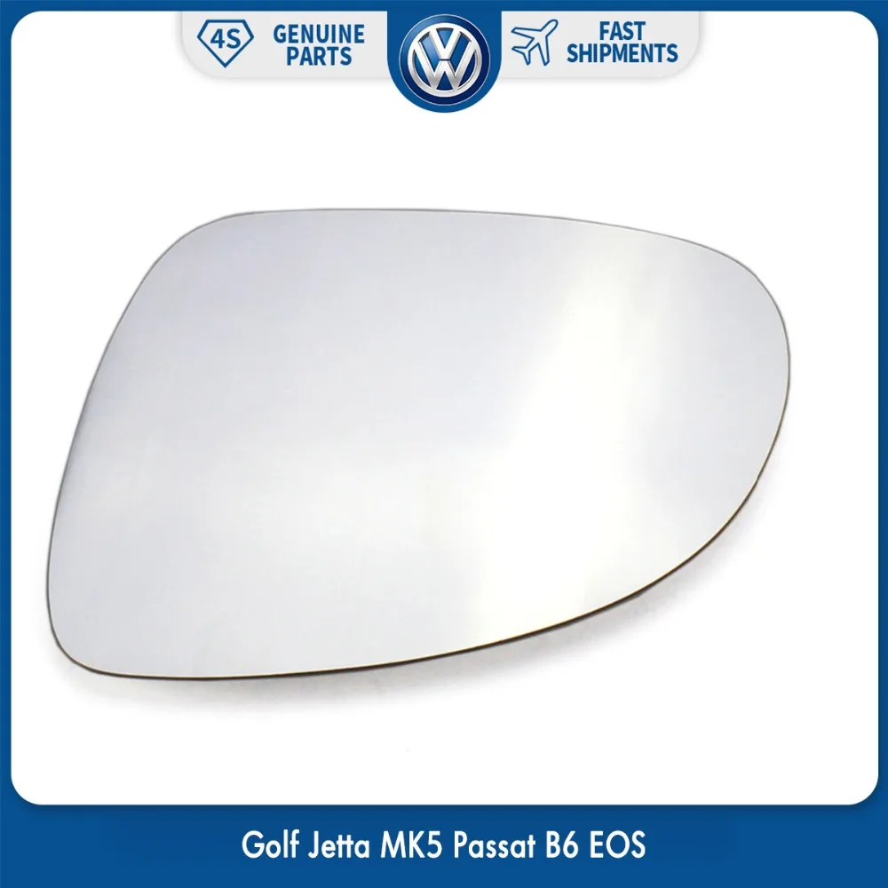 Left Heated Wing Rearview Mirror Glass for VW Volkswagen Golf Jetta MK5