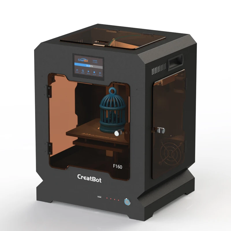  enclosed metal case small 3d printing machine 160*160*200 mm Creatbot F160 PEEK 3d printer for dent