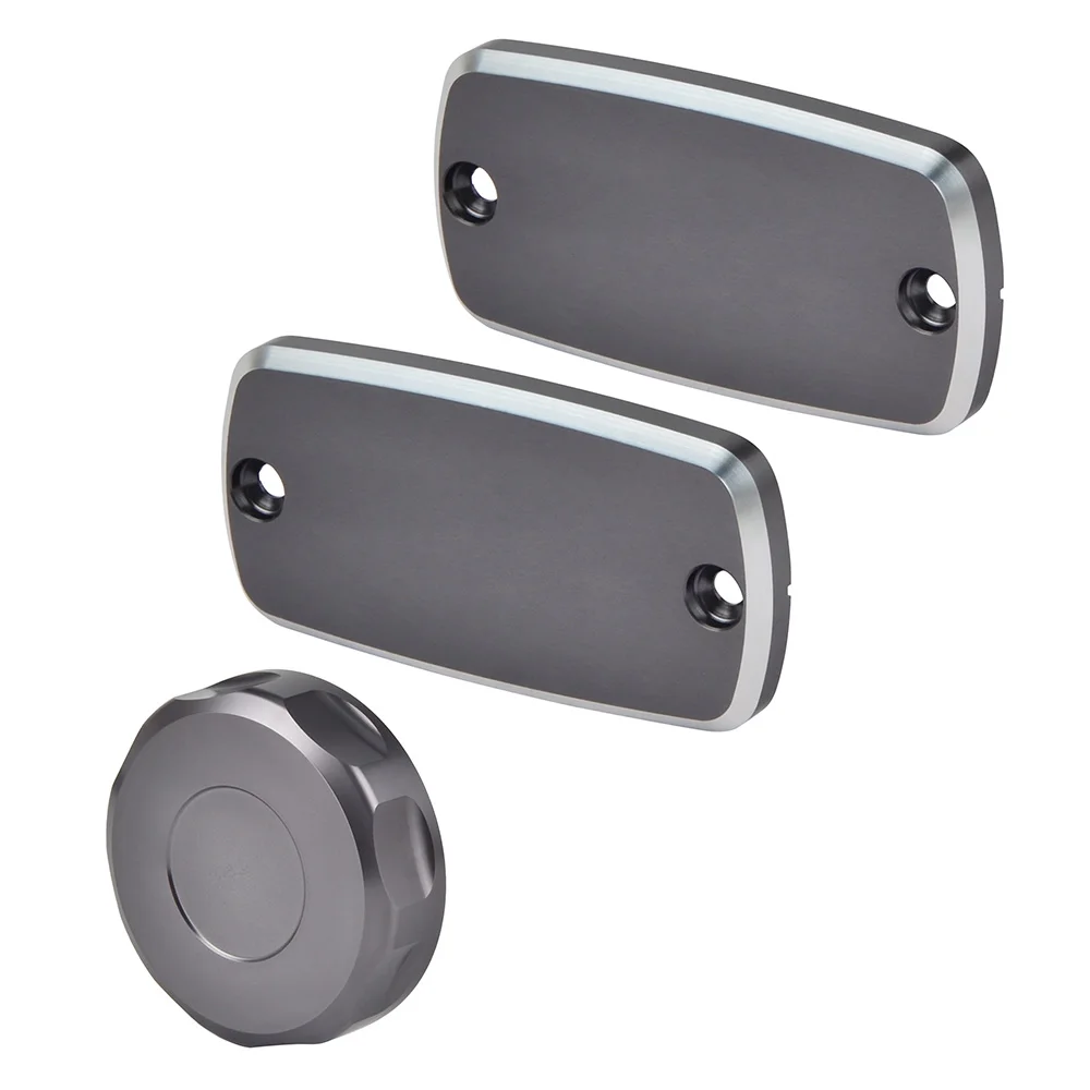 Front Rear Brake Clutch Master Cylinder Reservoir Covers Caps Kit For Honda CB1300SF CB1100 CBR1100XX ST1300 ST1100 X-4 VFR800
