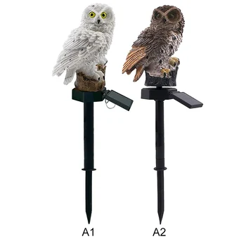 

Owl Solar Light With Solar LED Panel Owl Waterproof IP65 Path Lawn Yard Garden Lawn Yard Garden Lamps