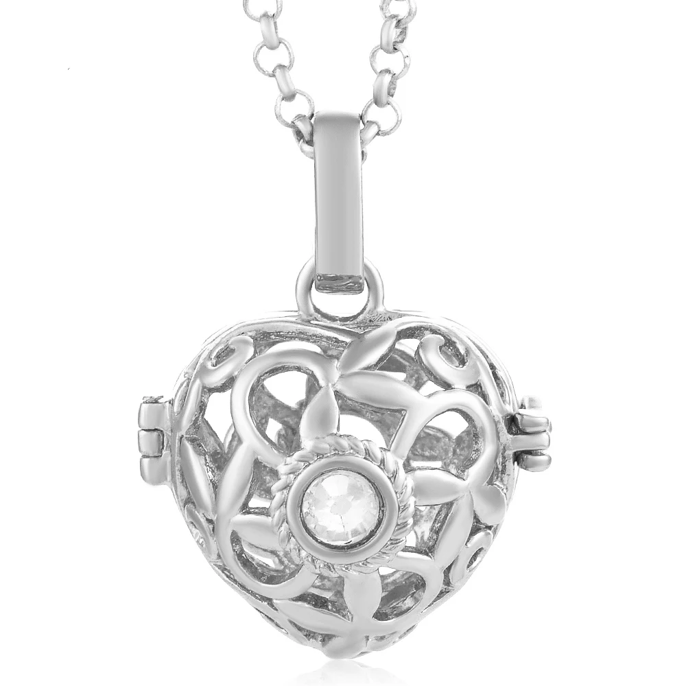8 видов стилей Мехико Chime Музыка Ангел мяч звонящий ожерелье с медальоном для ароматерапии эфирное масло беременных Ожерелье Женщины VA-001 - Окраска металла: va-004-a