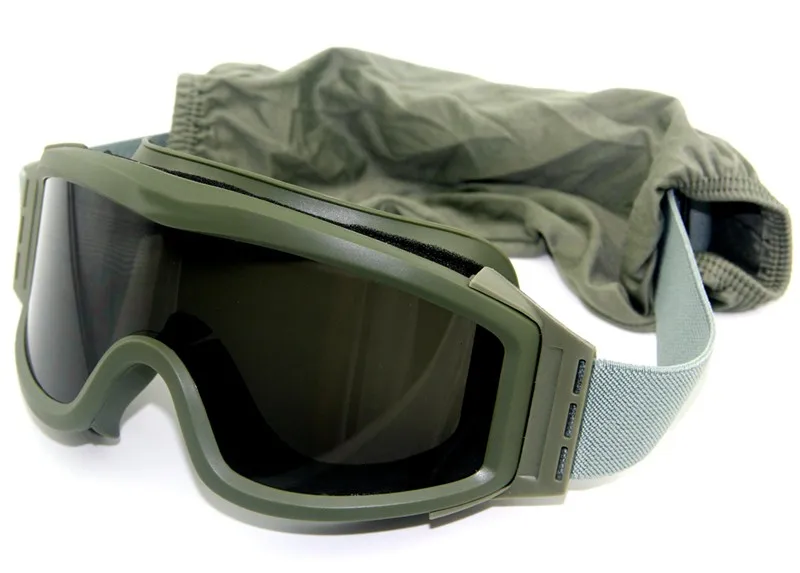Страйкбол UV400 очки ветрозащитные тактические 3 линзы армейские очки Кемпинг Велоспорт Пешие прогулки стрельба Спорт на открытом воздухе очки