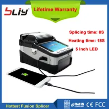 

3 in 1 Hot Optical Fiber Fusion Splicer FTTH life warranty Fiber Optic Splicing Machine for SM, MM, pigtail, multi fiber cables