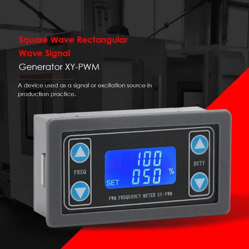 

Digital Display XY-PWM Square Wave Rectangular Wave Pulse Signal Generator