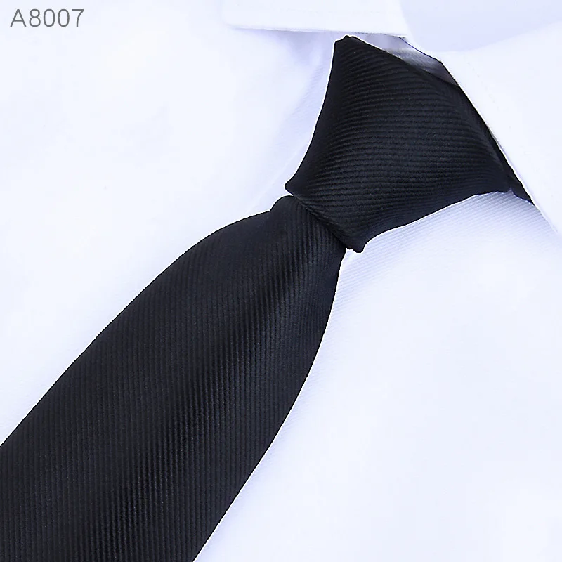 Мужские галстуки, галстук, 8 см, Классические мужские галстуки, Vestidos, деловые, официальные, свадебные, красные галстуки, в полоску, на шею, галстук, черная рубашка, платье, аксессуары, подарок - Цвет: A8007