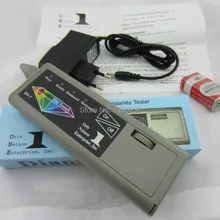 Селектор драгоценных камней, надежный Профессиональный 2-в-1 двойной Алмаз/тестер муассанитов+ Мощность адаптера переменного тока