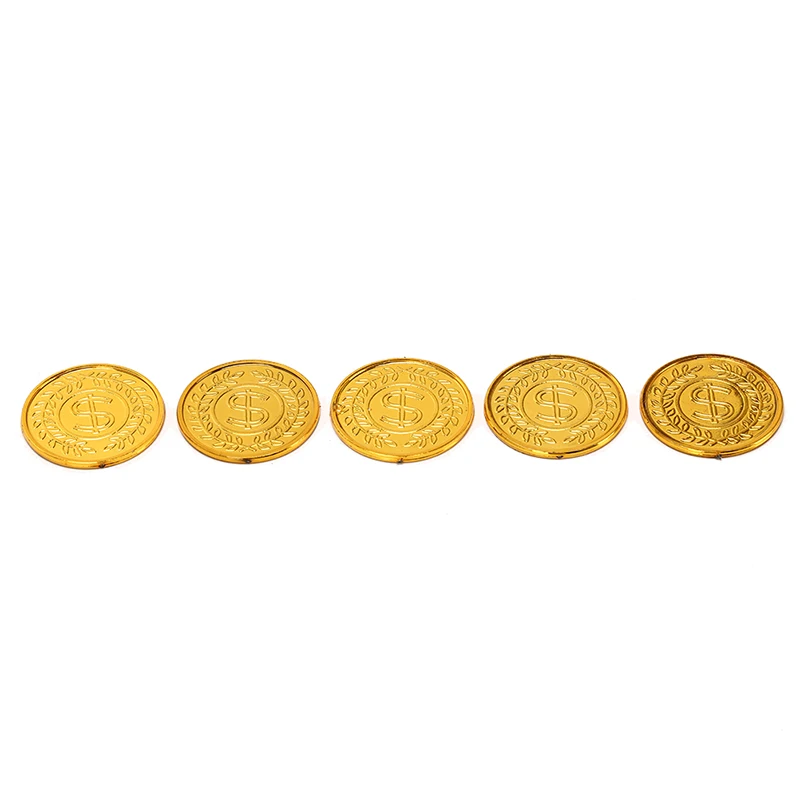 100 шт./упак. покер casino chips в форме фишек Казино Биткоин bitcoin золотое покрытие Пластик пиратский золотые монеты