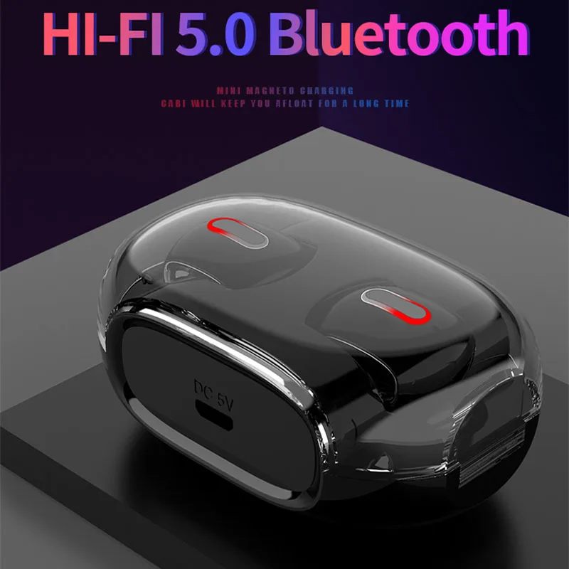 

Yulubu Wireless Bluetooth 5.0 Headset TWS Auto Pair G2 Earphone With Touch Control TWS Earbuds For SmartPhone Wireless Earpiece