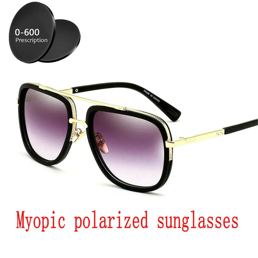 Buy Finished Polarized Myopia Sunglasses Men Women custom Short sighted Optics