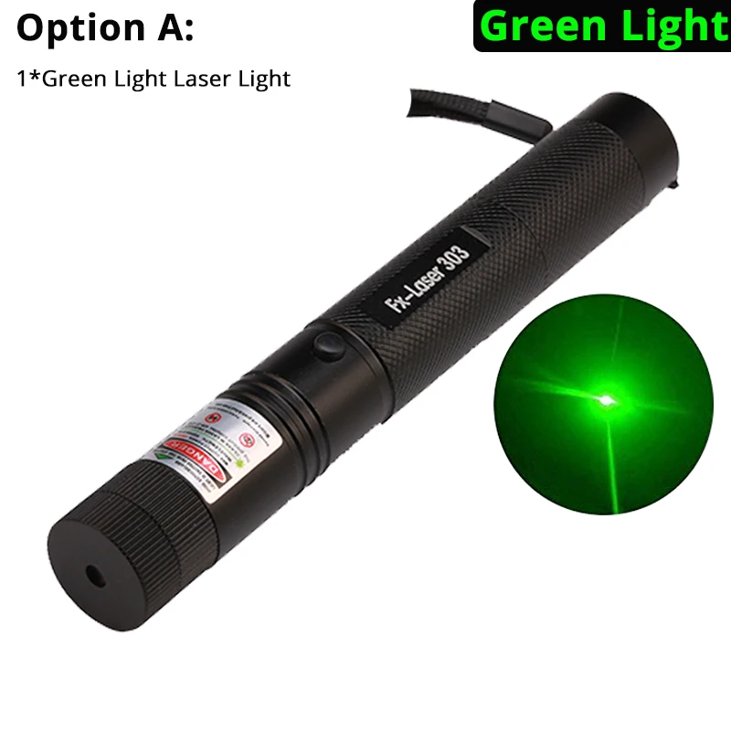 Лазерный прицел ручка Мощный лазерный прицел ручка Презентер светильник 5 мВт 532 нм красный зеленый лазер охотничий лазерный прибор обучающий наружный инструмент - Цвет: Green Light A