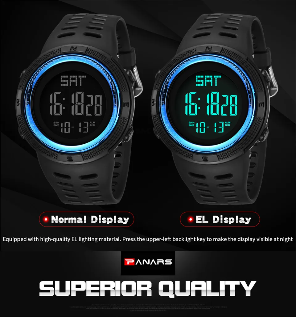 Digital Wrist Watch Men Fashion Sport Watches Waterproof Reloj Deportivo electronic Wristwatches Relogio Militar Masculino Saati 6