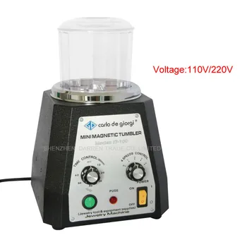 

1PC KT-100 mini Magnetic Polishing Tumbler Jewelry Diamond Lapidary polisher digital Rotary Tumbler 110/220V