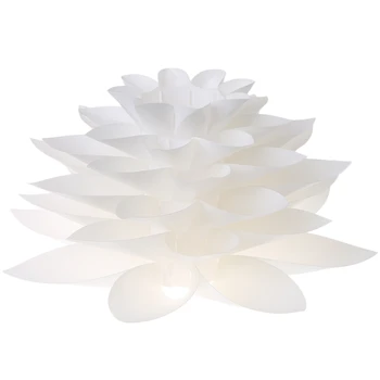 

DIY Lily Lotus IQ Puzzle Pendant Lampshade Cafe Restaurant Ceiling Room Decoration LED Hanging Lamp