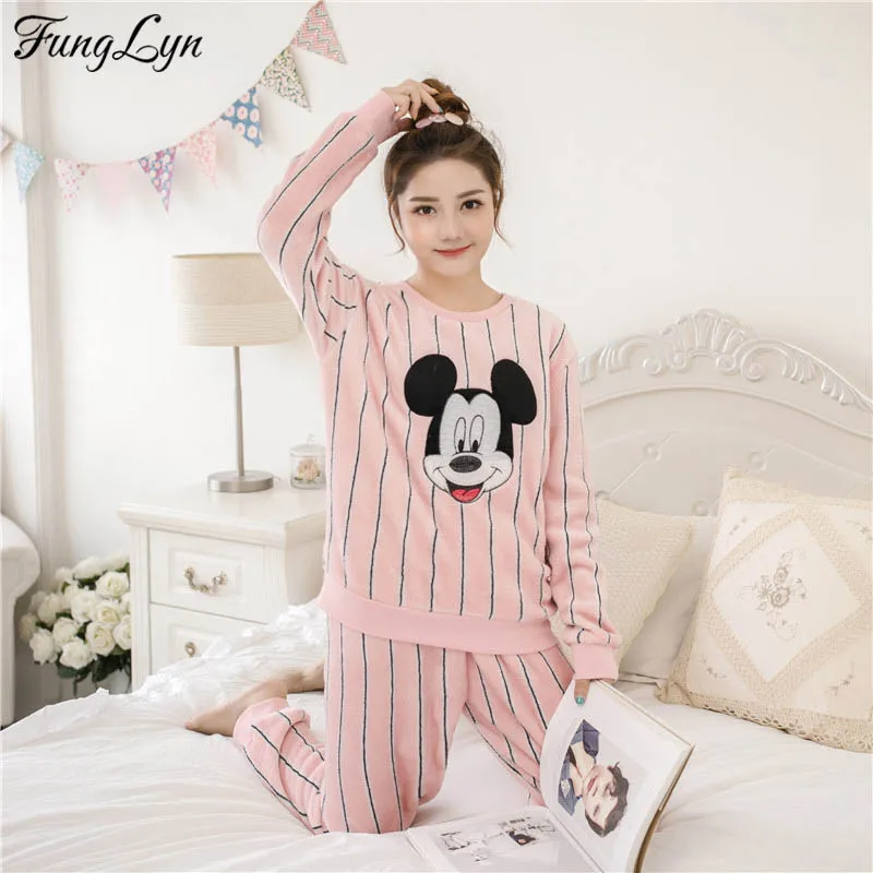 FL071C зимние фланелевые пижамы Pizama damска бархатные женские Пижама Kigurumi Mujer Ночной