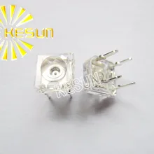 1000 шт. x 5 мм, квадратная светодиодная Прозрачная Круглая супер Мерцающий СВЕТОДИОДНЫЙ светильник, прозрачная лампа