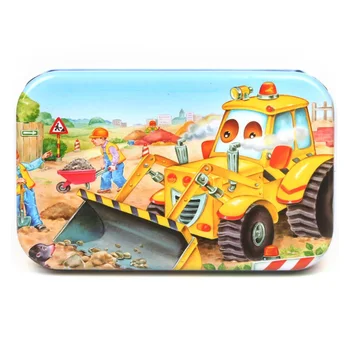 

30cm Baby Toys Montessori wooden Puzzle/Hand Grab Board Set Educational Wooden Toy Cartoon Vehicle/ Marine Animal Puzzle Child