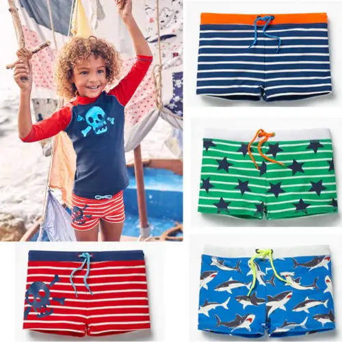 Летние купальные шорты для мальчиков, плавки костюм для серфинга, пляжная одежда, купальные штаны, плавки