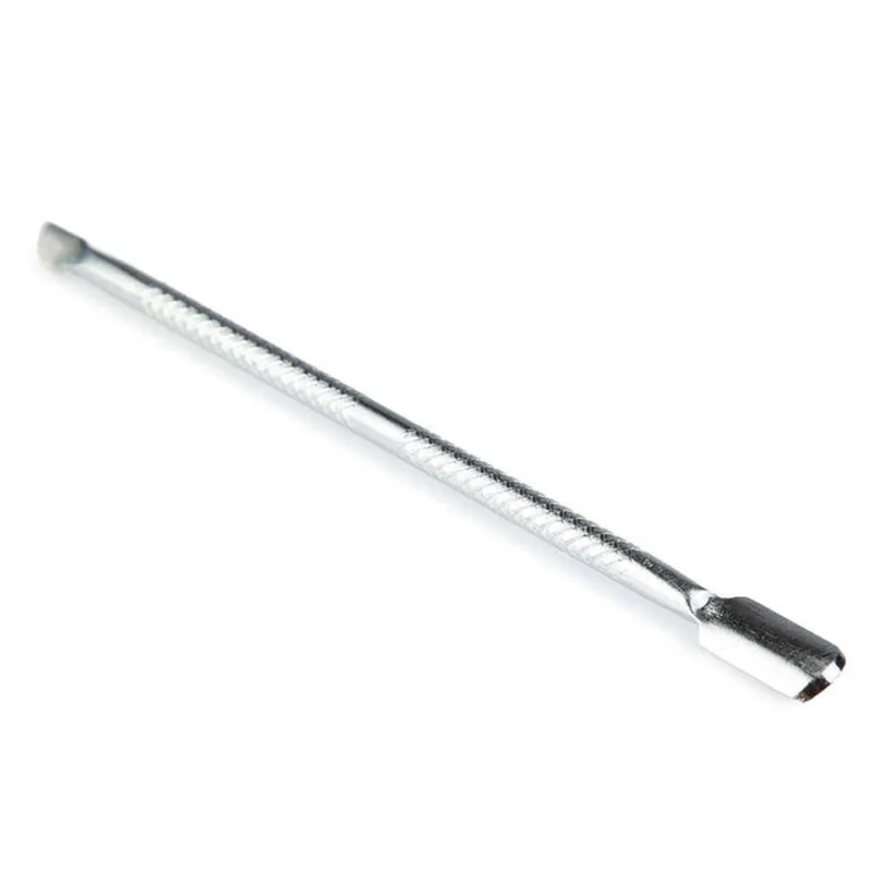 

Double Sides Stainless Steel Push Essential Cuticle Spoon Pusher Nail Art Tools Pedicure Manicure Cuticle PusherA0038XX
