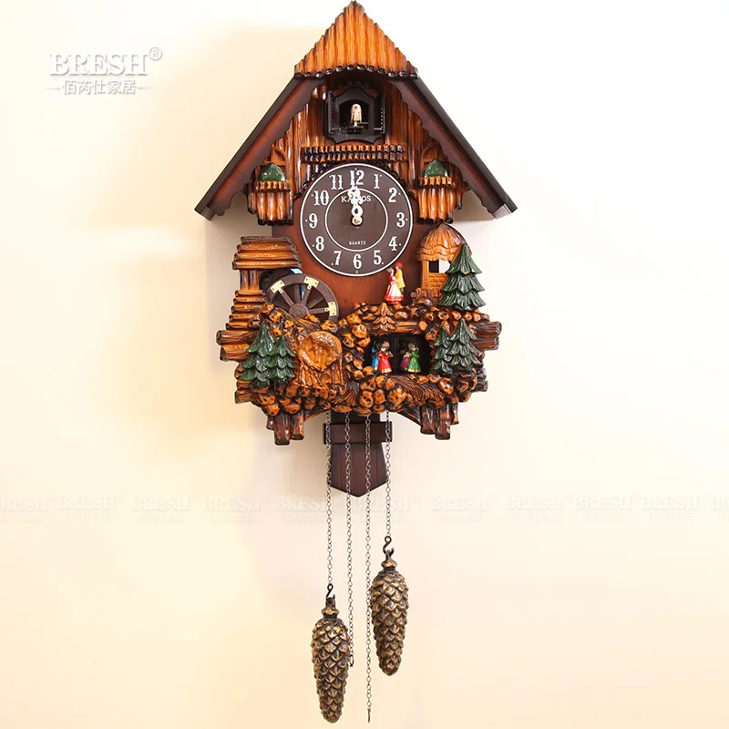 Korea KAIROS Keller wire cuckoo cuckoo clock European pastoral creative