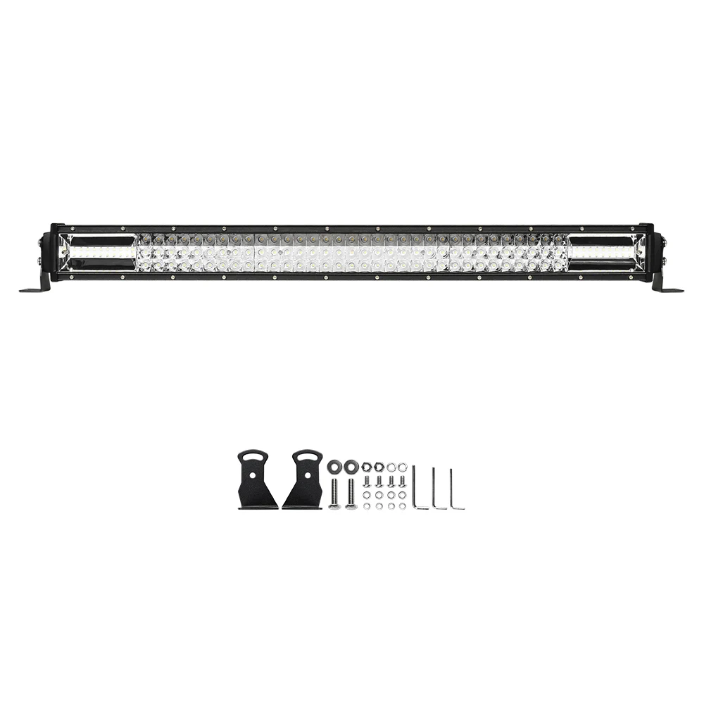 Autofeel Super Bright 3 Row Stright Led Light Bar 32 inch for Pickup