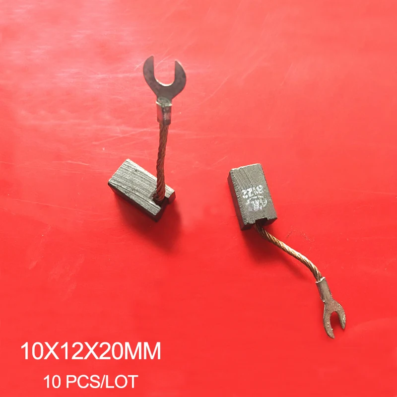 

10PCS/LOT, 10X12X20mm Motor Carbon Brushes For electric tricycle, Battery car,Free shipping!