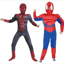 Толстый костюм Человека-паука на Хэллоуин; одежда Человека-паука; костюм Человека-паука; Детский костюм