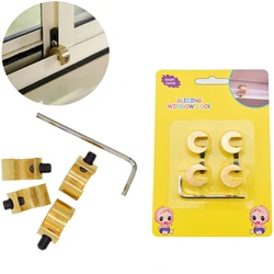 Free Shipping 6 Pcs/Lot Adjustable Brass Baby Safety Sliding Window Lock For Children/Kids Free Shipping 6 Pcs/Lot Adjustable Brass Baby Safety Sliding Window Lock For Children/Kids