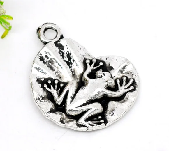 DoreenBeads подвески из цинкового металлического сплава с лягушкой античного