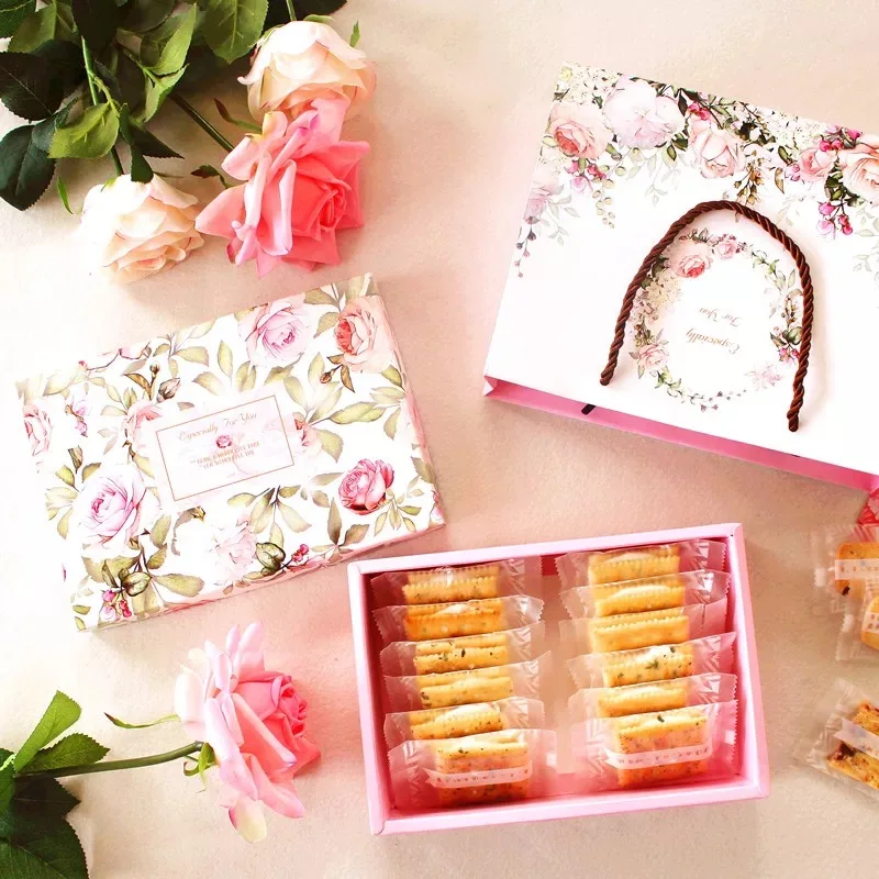 5 шт. Подарочная бумажная коробка для печенья и конфет 21 х14х5 см|spring|spring boxspring bag |